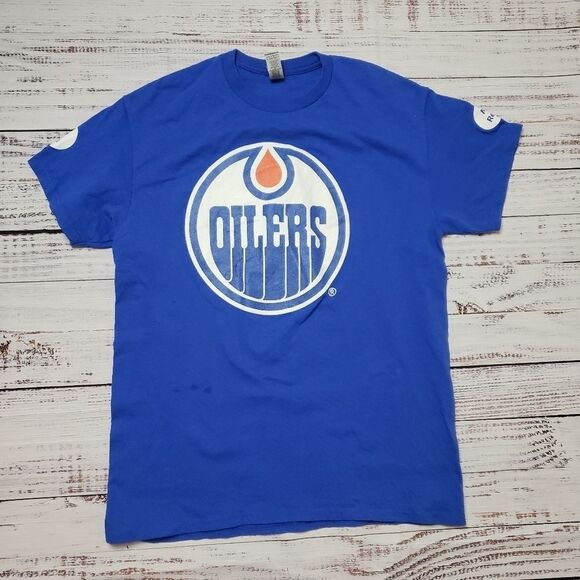 Oilers / McDonald's Employee Game Day Oilers game day Big Mac shirt - Picture 2 of 12